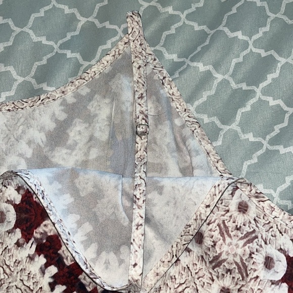 Shein Curve 2XL Granny Square spaghetti strap w/ fringe tank. - Picture 10 of 12